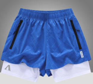 FIVICI Men's Performance 2-in-1 Mesh Gym Short