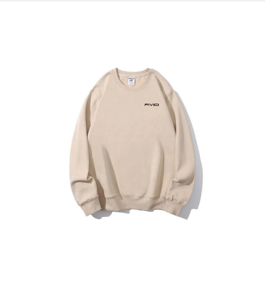 FIVICI Men's Fleece Lined Long Sleeve Sweatshirt